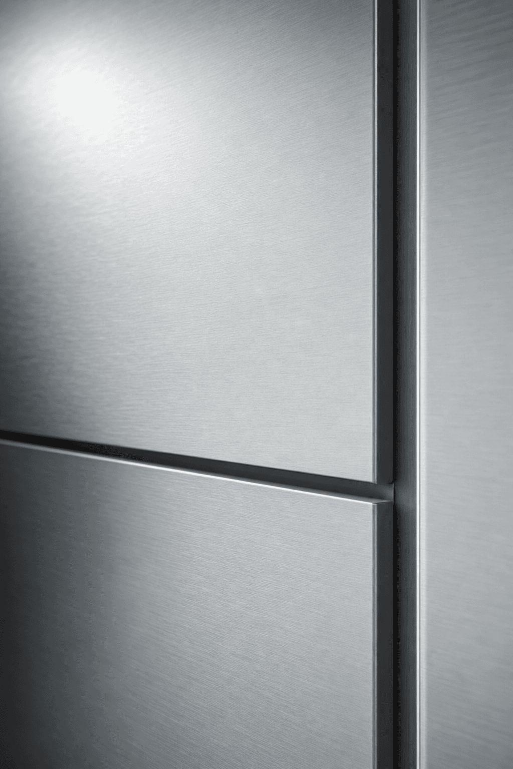 CONTINO, surfaces aluminium brossé