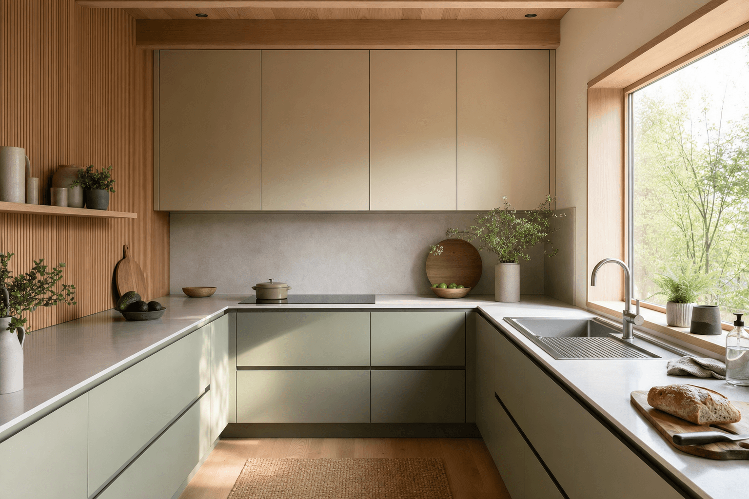 Cuisine Hygge en implantation en u.