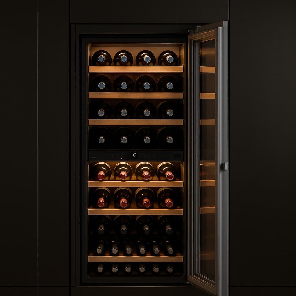 Cave à vin Liebherr Vinidor intégrée dans une colonne LEICHT